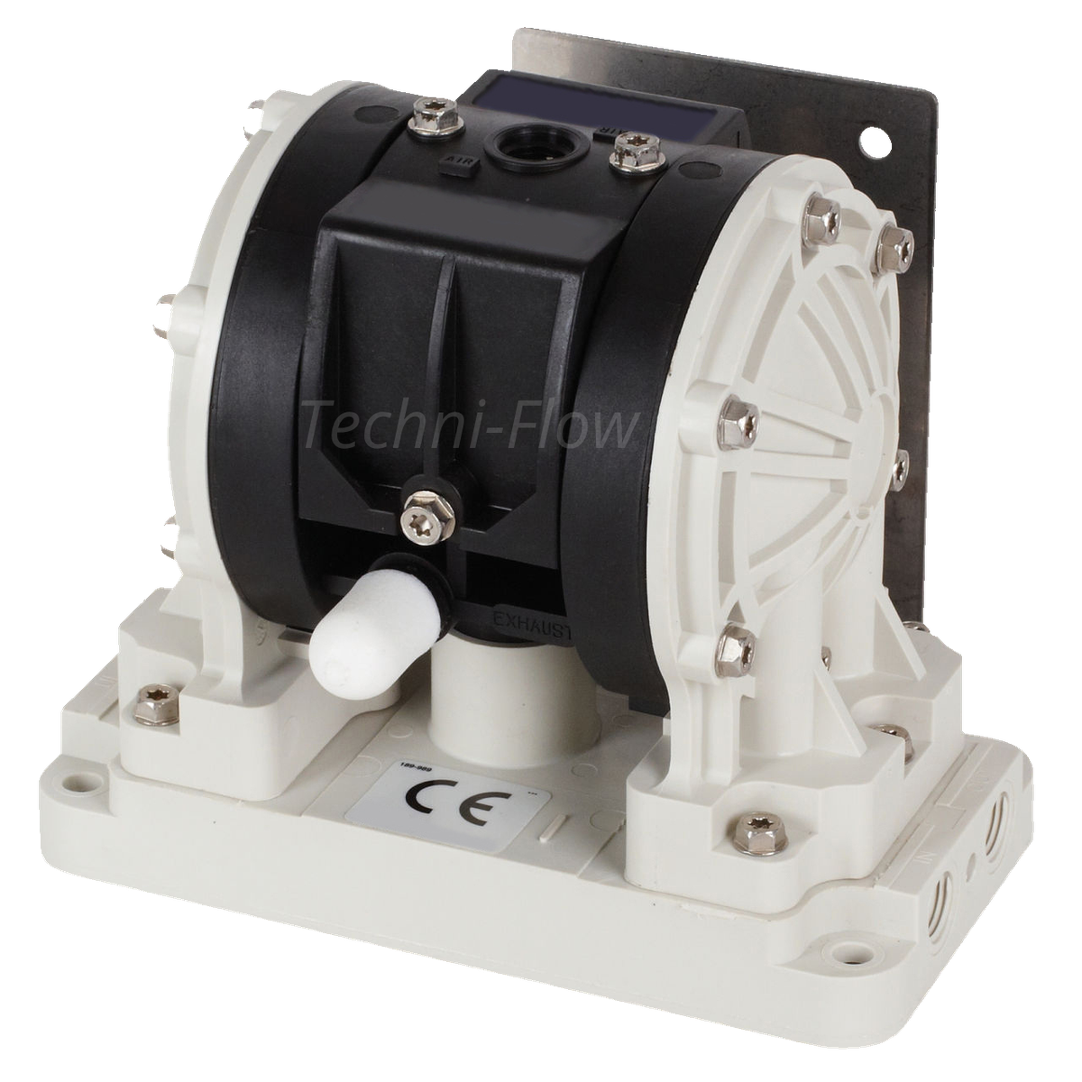 Pompe pneumatique à membranes TFG025 Techni-Flow – compacte, ATEX, débit jusqu'à 15 l/min